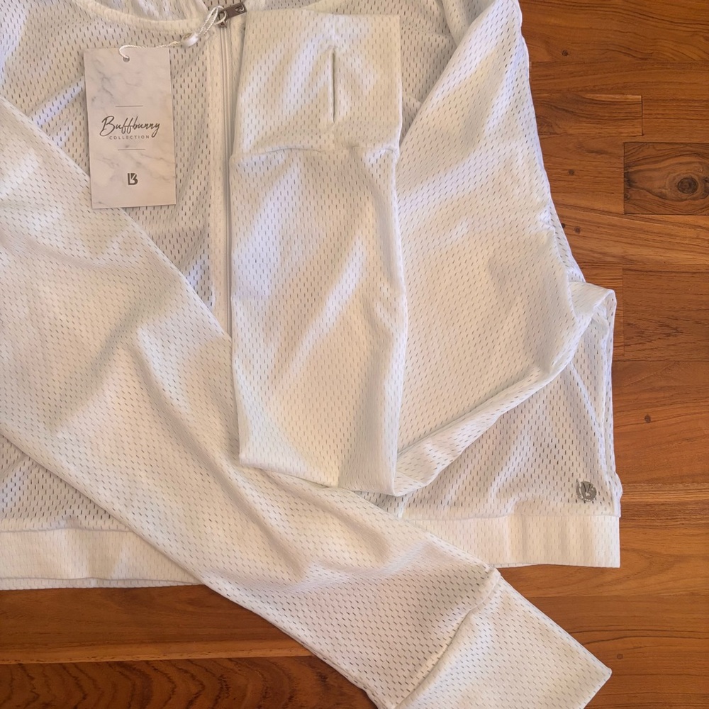 Buffbunny White Spice Mesh Crop Jacket – Size XXL – NWT - Picture 6 of 12